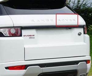 LR053349 - Range Rover Evoque Tailgate Lettering in Atlas Silver - Spells R O V E R