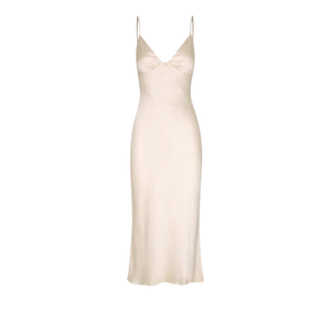 Women's Capsule Backless Slip Midi Dress - Vintage Rose Gold (S)
