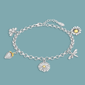Tempest Serre Silver Summer Garden Bracelet