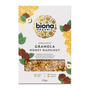 Organic Honey Hazelnut Granola (Biona) 375g