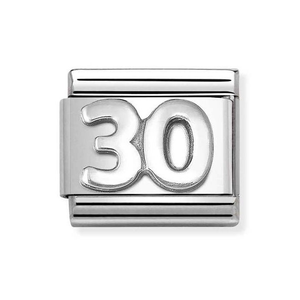 Classic Silver 30 Charm