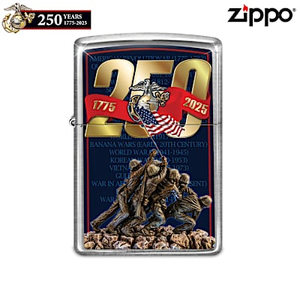 USMC 250th Anniversary Zippo® Lighter Collection