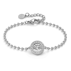 Soffio D'Amore Steel Tree of Life Bracelet