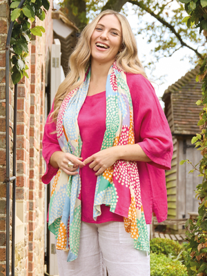 Mixed Circles Scarf - Multi