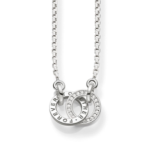 Sterling Silver Small "Together Forever" Necklace