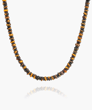 Brontide Necklace Tiger Eye | Black - 55cm