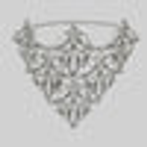 THALASSA. Ornate Cascading Choker - Silver