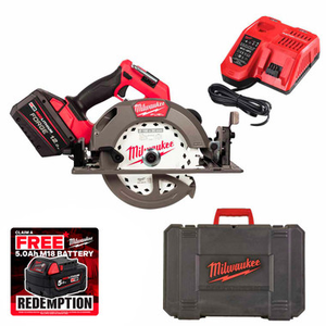 Milwaukee M18 FCS66GR3-121C Fuel 190mm Circular Saw Guide Rail Compatible with 12Ah M18 Forge Battery & Fast Charger (Gen 3)