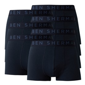 Ben Sherman Mens Alberto Seven Pack Boxer Trunks Multi