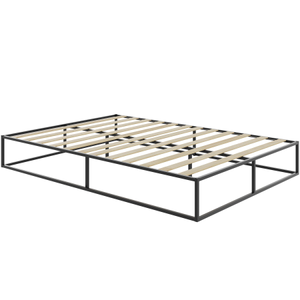 Bed Frame Kyoto - steel frame, flexible slats, storage space & 250 kg load capacity