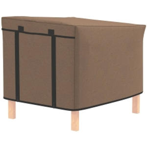 PawHut Water-Resistant Rabbit Hutch Cover for X-D2-0047 and Similar Models, 43 x 52 x 37cm, Brown