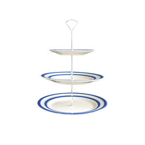 Cornish Blue 3 Tier Cake Stand