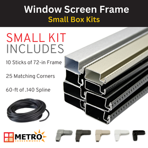 Screen Frame Small Box Kit | 72-in Sticks (10pk)