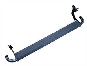 DA4101 - Side Steps With Black Rubber Matting Top For Defender 90 - By Britpart - Comes as a Pair