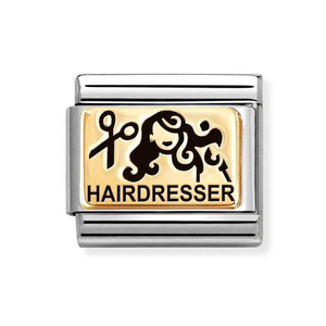 Classic Gold Hairdresser Charm