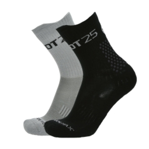 Bullpadel Coolmax Pro x 2 Calze - Black/Concrete