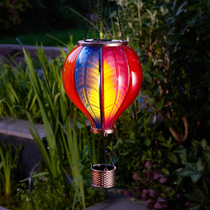 Solar Cool Flame XL Hanging Rainbow Balloon Lantern