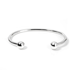 Signature Silver Solid Torque Bangle