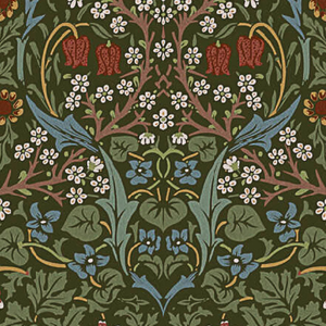 William Morris Blackthorne Fabric Forest
