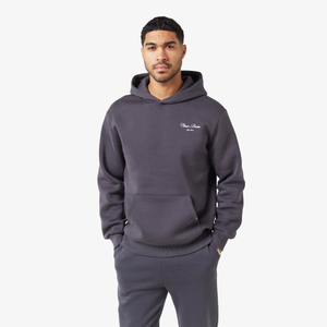 Relaxed Fit Signature Hoodie | Charcoal