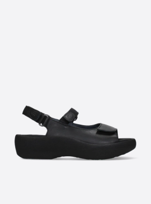 Jewel - black leather - Black, 37