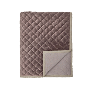 Claudia Quilted Throw, Pink