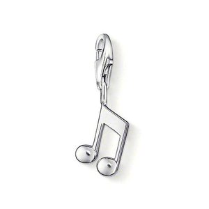 Classic Silver Musical Note Charm