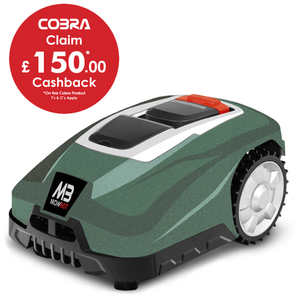 Cobra Mowbot 800 Robotic Lawn Mower - Metallic Green (800m2)