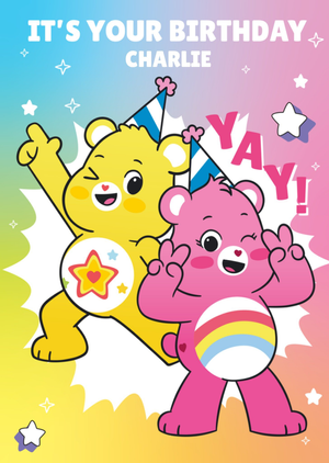 Care Bears It's Your Birthday Yay Illustrated Birthday Card