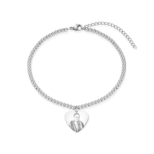 Silver Clasp Photo Bracelet