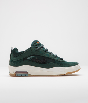 Nike SB Orange Label Air Max Ishod Shoes - Deep Fir / Black - Fir - Sail