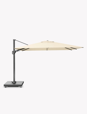 Challenger Premium Parasol 3M Square - Aluminium, Natural