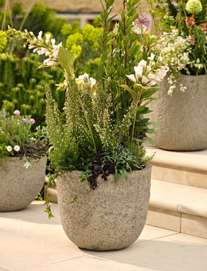Cranford Planter 42cm - Ficonstone, Grey