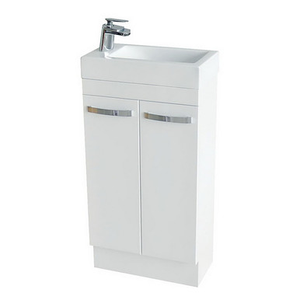 Ralph 450 Ensuite On Kickboard 1 Tap Hole (with Overflow) Gloss White [194351]