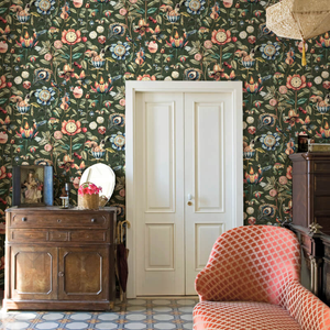 Holden Decor Curious Creatures Emerald Green Wallpaper - 13921