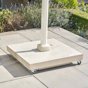 Platinum Ceramica Sandstone 90KG (when filled) Wheeled Parasol Base