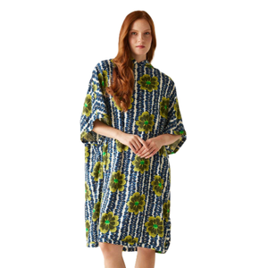 Regatta Womens Orla Kiely Towelling II Towel Poncho - S/M / Lotus Olive