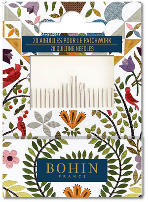 Carnet de 20 aiguilles pour le patchwork Bohin