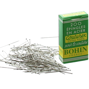 Boite de 200 épingles extra-fines Bohin