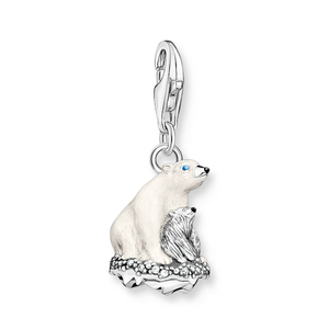 Classic Silver Polar Bear Charm