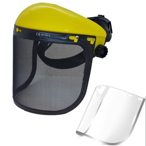 Safety Visor with Mesh and Clear Face Shield Brush Cutter Line Trimmer