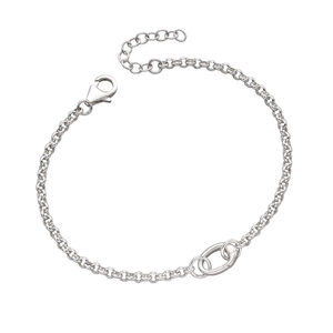 Signature Silver One Link Charm Bracelet