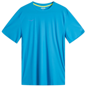Hoka Mens Airolite Run Short Sleeve - Hoka Blue