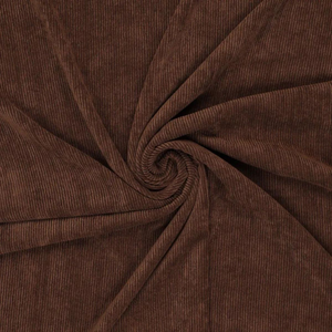 Tissu velours côtelé - Marron