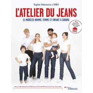 Livre L´atelier du jeans - 11 modèles homme, femme et enfant à coudre