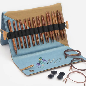 Trousse aiguilles à tricoter circulaires KnitPro Deluxe Ginger