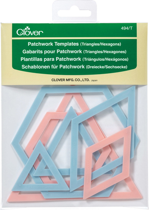 Gabarits patchwork - Triangle et Hexagone