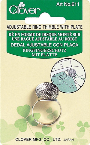 Dé métal disque sashiko Clover