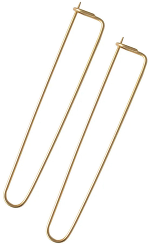 Set de 2 arrête mailles dorés pour tricot 13 cm