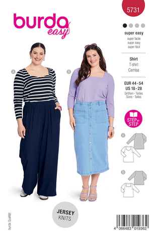 Patron de top - Burda 5731